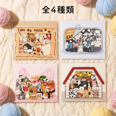 LACIAGA みっちり動物パズルシール