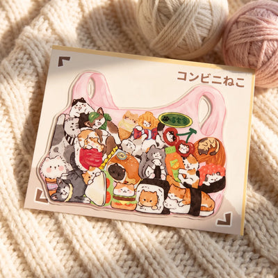 LACIAGA みっちり動物パズルシール