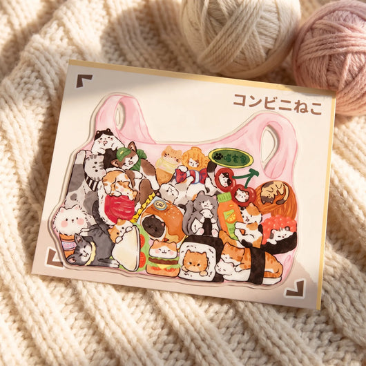 LACIAGA みっちり動物パズルシール