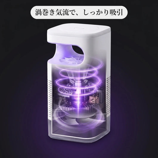 内部構造 渦巻き気流