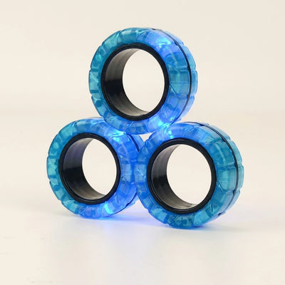 マグネットリング 蛍光ブルー