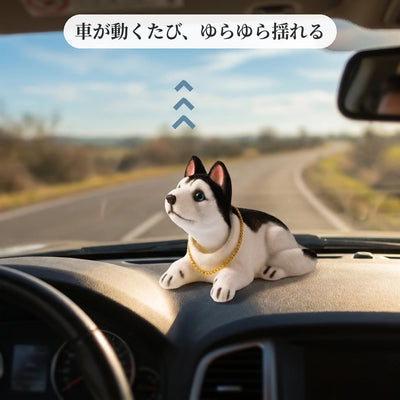 車が動くと首がゆらゆら揺れる