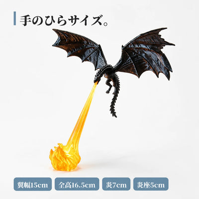 全高16.5cm・翼幅15cmのサイズ説明
