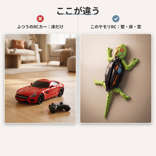 LACIAGA 壁のぼりヤモリラジコン