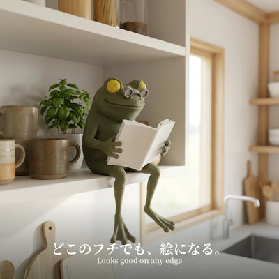 キッチンの棚に