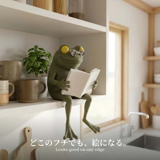 キッチンの棚に