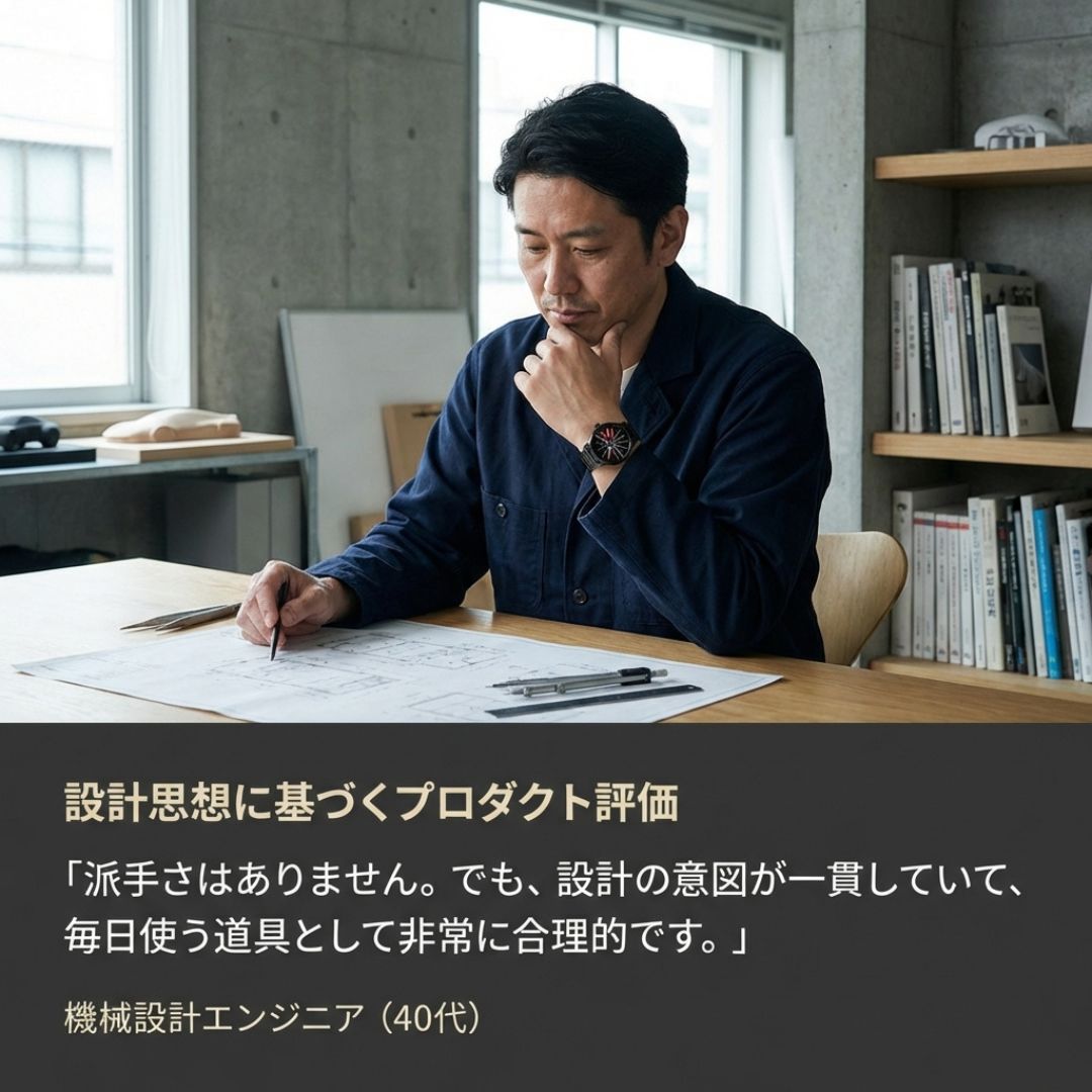 機能起点 × ブレーキキャリパー 腕時計