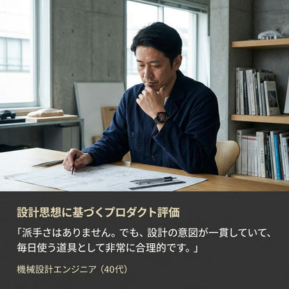 機能起点 × ブレーキキャリパー 腕時計