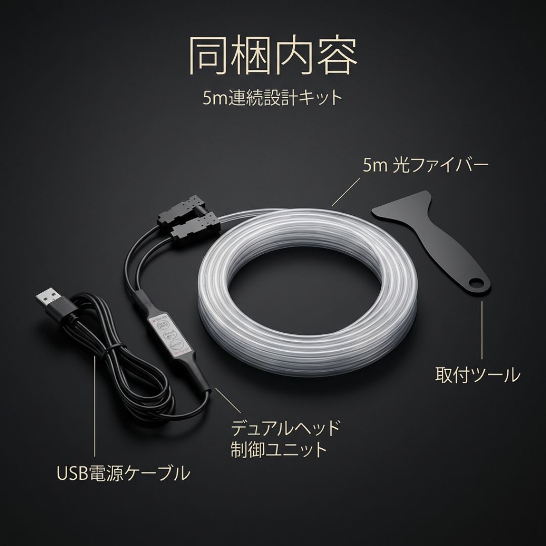 LINX™プレミアム車内アンビエントライト 5m