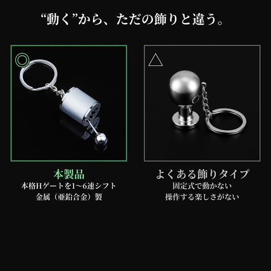 動くタイプと飾りだけのタイプの違い