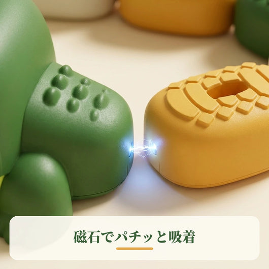 能量豆が磁石でパチッと吸着するしくみ