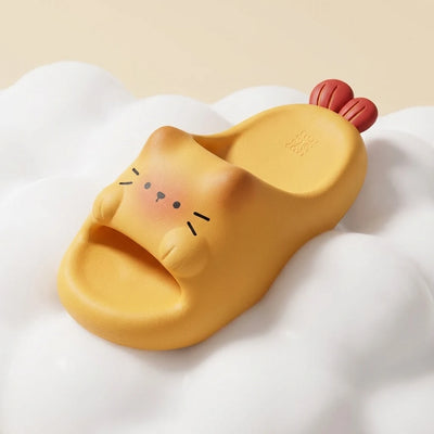 エビフライにゃんサンダル イエロー