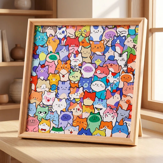 完成イメージ：ぬりえパズルのヒーロー画像