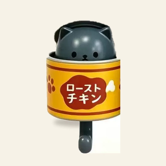 ローストチキン（黄）グレー猫