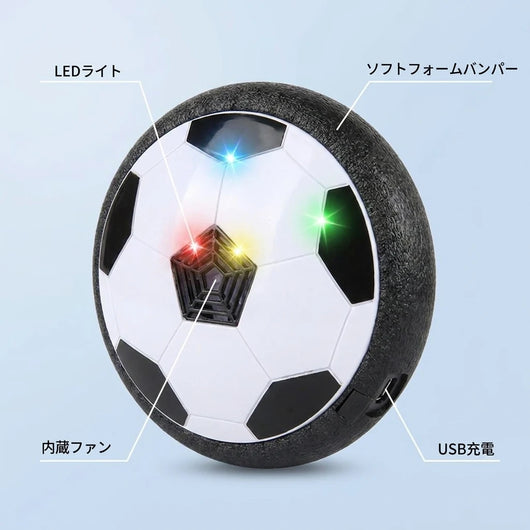 特長 LEDライト ソフトフォームバンパー USB充電 内蔵ファン
