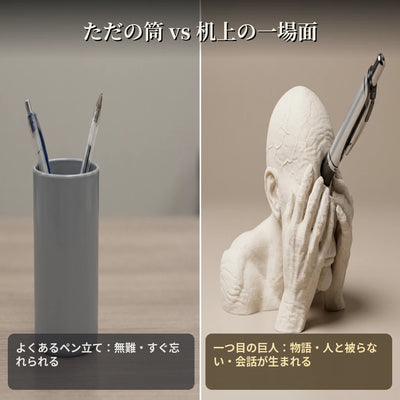 LACIAGA 一つ目の巨人ペンスタンド