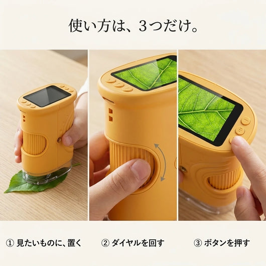 3ステップの使い方