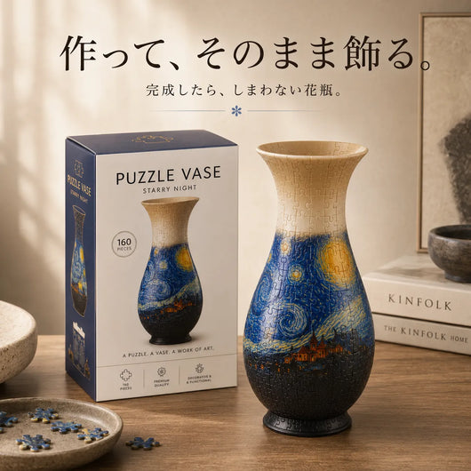LACIAGA 3D立体花瓶パズル