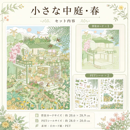LACIAGA レトロ立体シール