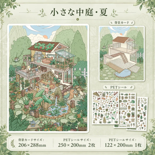 LACIAGA レトロ立体シール
