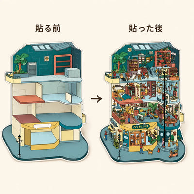 LACIAGA 3D立体シーンシール