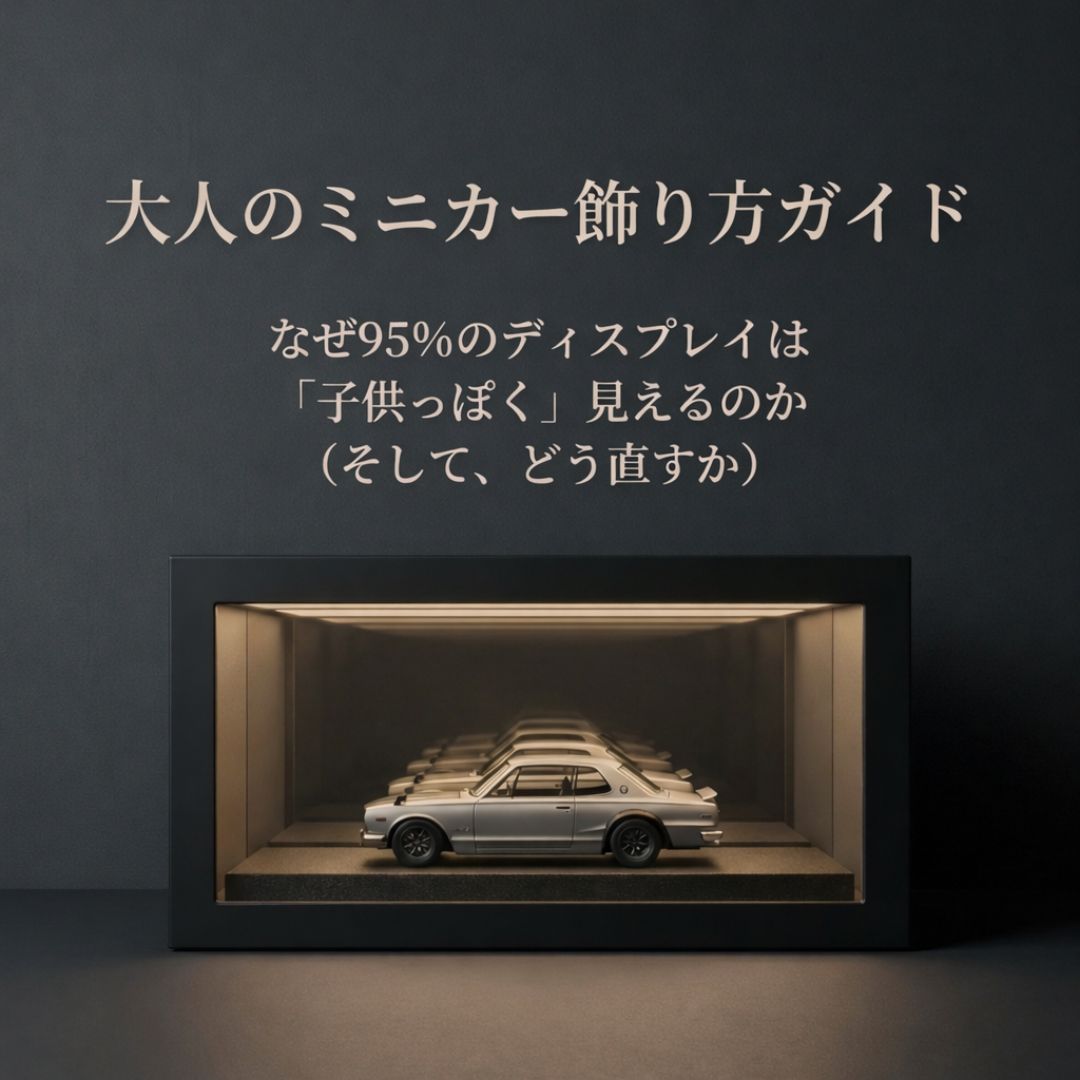 大人のミニカー飾り方ガイド