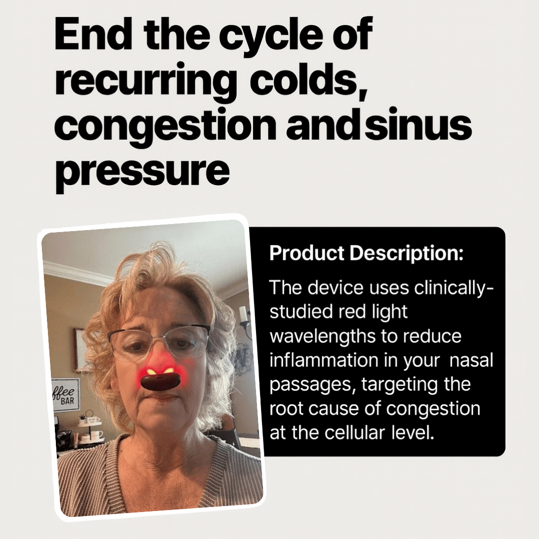 NasoWave™ Nasal Red Light Device