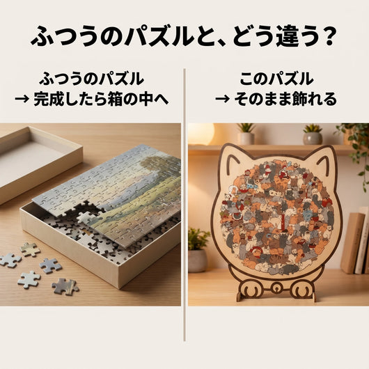 ふつうのパズルとの違い