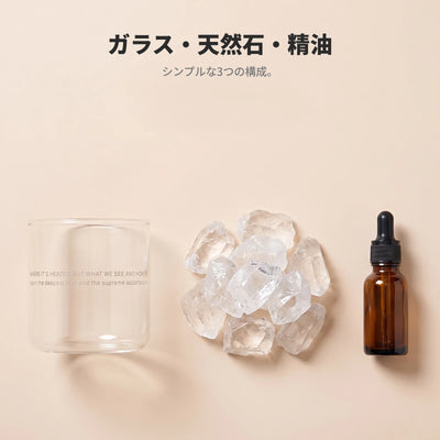 ガラス・天然石・精油
