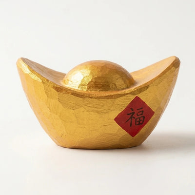 LACIAGA 木彫りの金運マグネット 金塊 本体