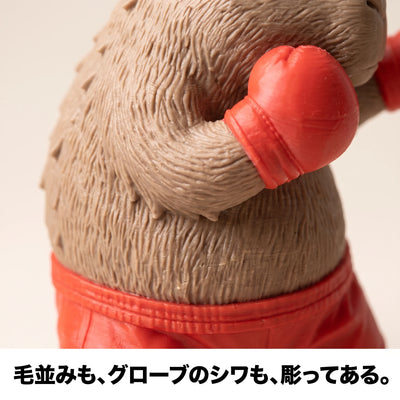 毛並みとグローブのシワの造形