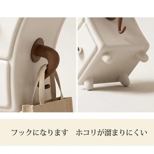LACIAGA やれやれチェスト フックと脚