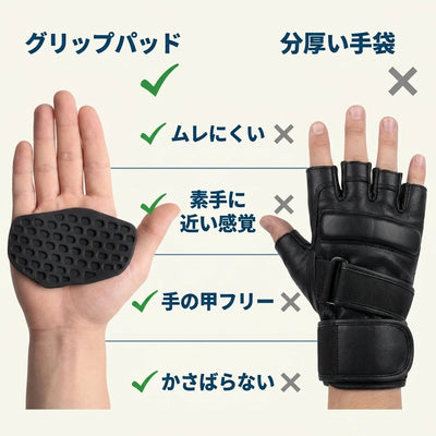 手袋との比較