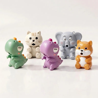全5デザインのミニファン集合