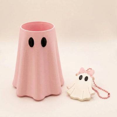 おばけ缶カバー ピンク とオープナーの2点セット