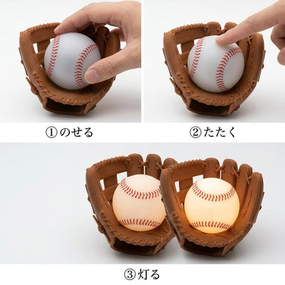使い方 のせる たたく 灯る
