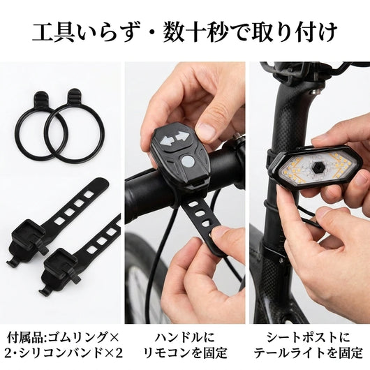 工具不要の簡単取り付け