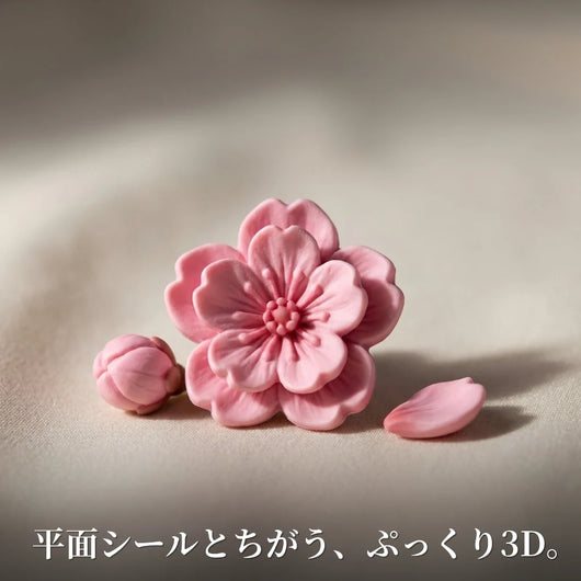 ぷっくり3D立体 マクロ