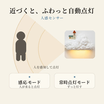 人感センサー2モード