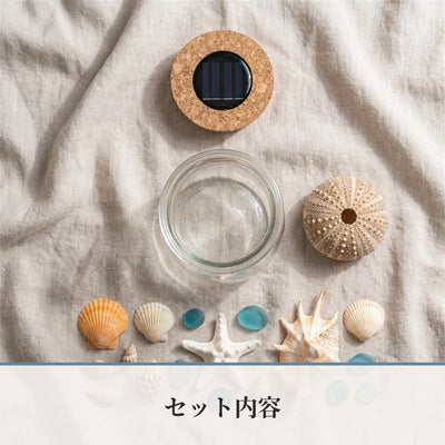 LACIAGA 瓶の中の海 ソーラーランプ