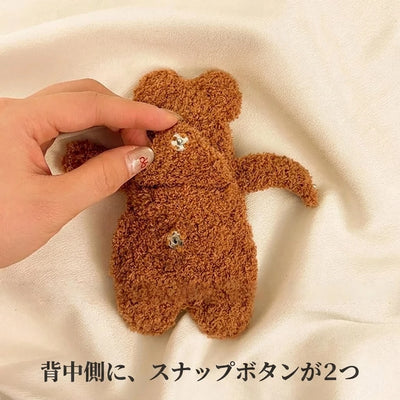 背中側のスナップボタン