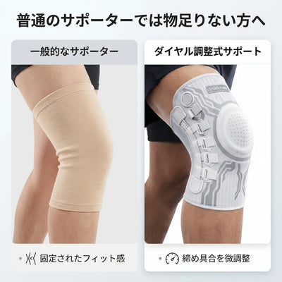 LACIAGA ダイヤルフィット膝サポーター