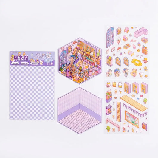 LACIAGA 立体シール 箱庭ストーリー