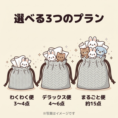 選べる3つのプラン
