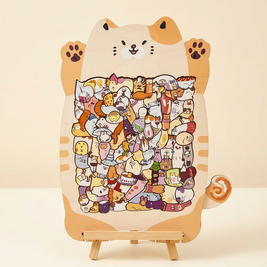 LACIAGA ねこパズル 完成イメージ