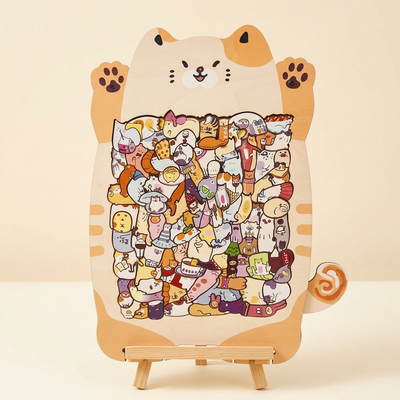 LACIAGA ねこパズル 完成イメージ