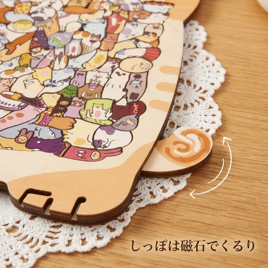 LACIAGA ねこパズル 磁石のしっぽ