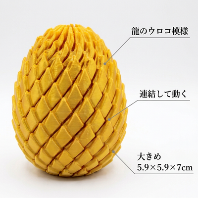 龍のウロコと連結パーツの特長