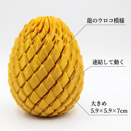 龍のウロコと連結パーツの特長