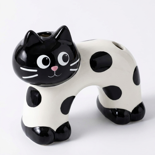 牛柄（白黒）ねこ 単体